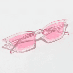 Cat-eye sunglasses.